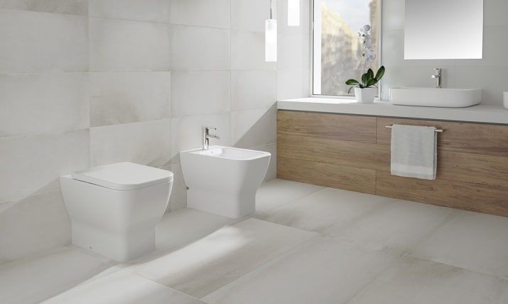 VAS WC EMMA BTW 54X36 CM PENTRU REZERVOR INCASTRAT, ALB